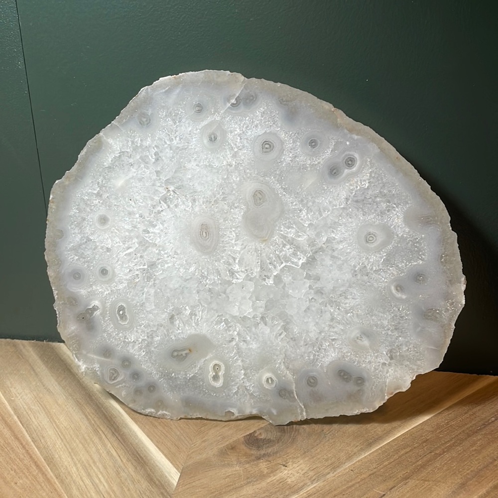 Large Crystal Stalactite Slab